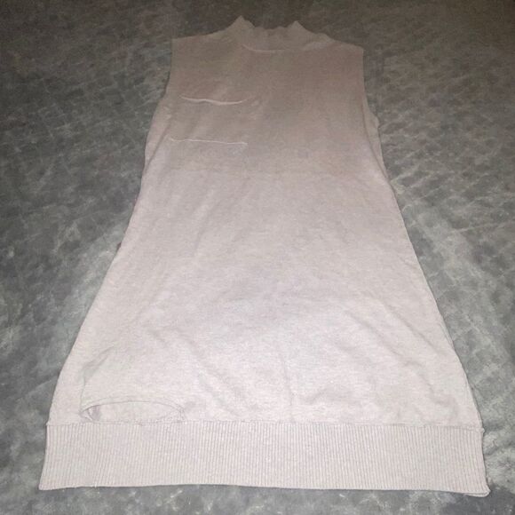 n:PHILANTHROPY Silk Blend Distressed Sweater Dress Size Small - Picture 4 of 15